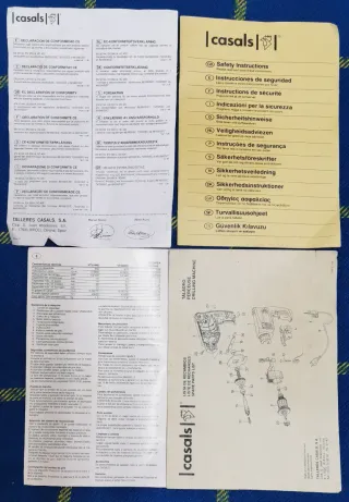 Taladro percutor Casals VT524RE V3 570W