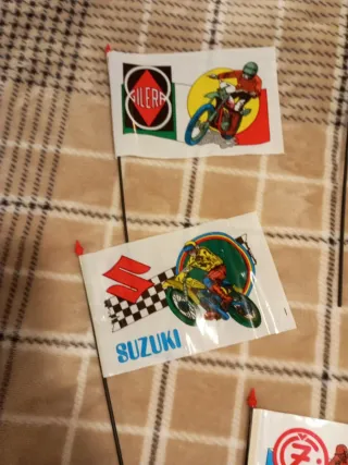 Banderines Motocross Clásico Bultaco