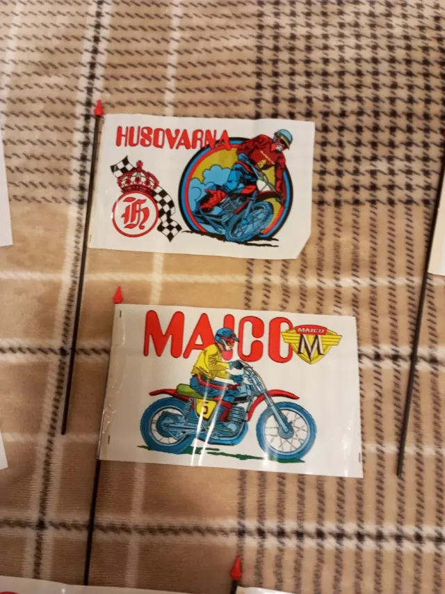 Banderines Motocross Clásico Bultaco