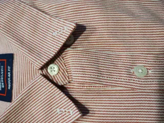 Camicia Superdry Uomo Righe Rosse Bianche