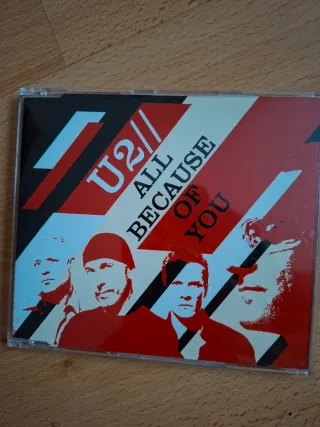 CD Single U2 - All Because Of You