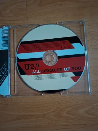 CD Single U2 - All Because Of You