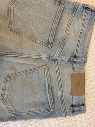 Jeans Zara Niña Flare Azul