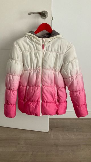 Chaqueta niña degradado rosa