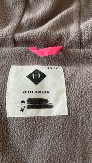 Chaqueta niña degradado rosa