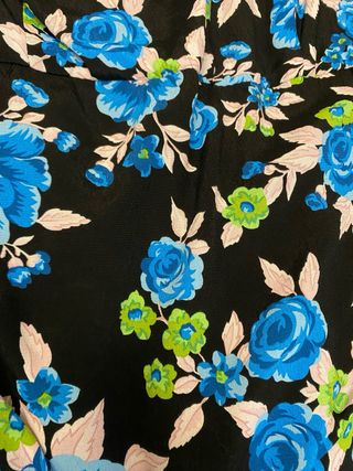 Vestido floral manga larga