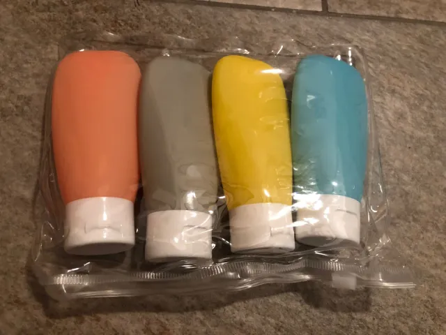 4 Botellas Plástico para Avión