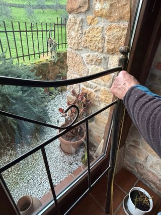 Cabecero de hierro cama matrimonial