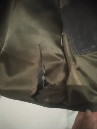 Cazadora de ante marrón hombre