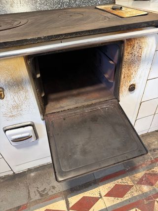 Cocina de leña antigua