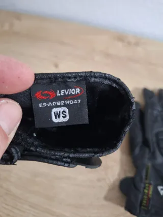 Guantes Moto Mujer Levior Talla S Negros