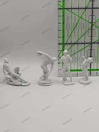 4 Mini Figuras Esculturas Clásicas