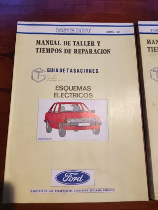 Cuatro Manuales Ford Tiempos Reparación
