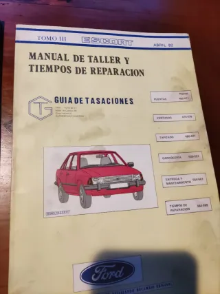 Cuatro Manuales Ford Tiempos Reparación