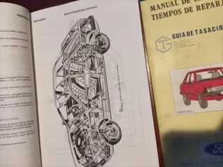 Cuatro Manuales Ford Tiempos Reparación