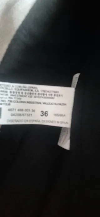 Falda pantalón efecto piel