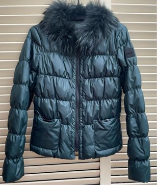 Parka Pedro del Hierro verde botella Talla S