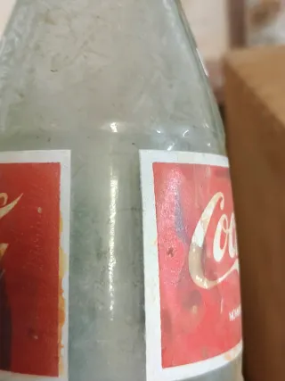 Botella Coca-Cola 1 Litro Años 80