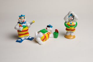 Lote figuras Flunchy en la playa. Francia 1997