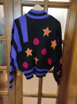 Maglione Bogner fantasia stelle e pois
