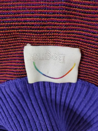 Maglione Bogner fantasia stelle e pois