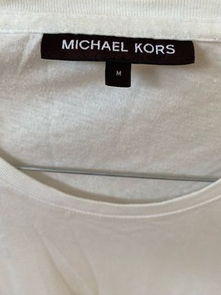 T-shirt Michael Kors bianca e nera taglia M