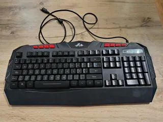 Teclado gaming con iluminación led
