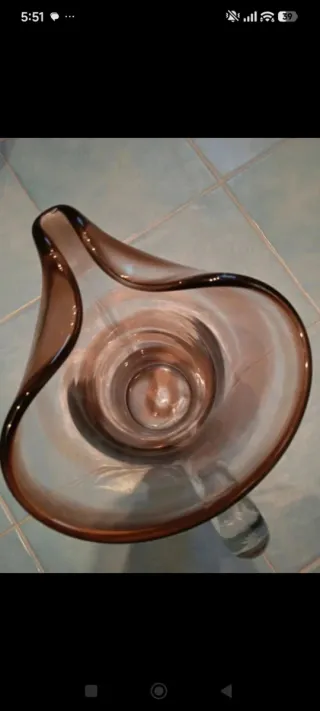 Vaso brocca vetro Murano anni 60