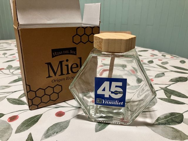 Tarro de cristal para miel