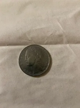 Moneda antigua Repubblica Italiana