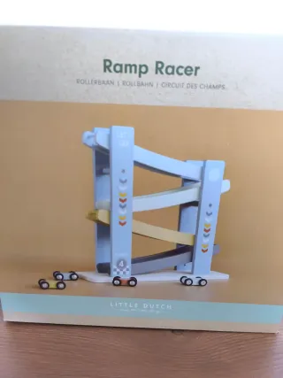 Juego rampas coches madera Little Dutch