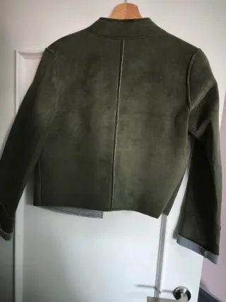 Chaqueta bolero corta mujer verde