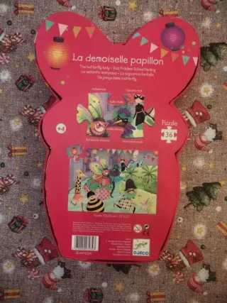 Puzzle Djeco Mariposa 36 piezas