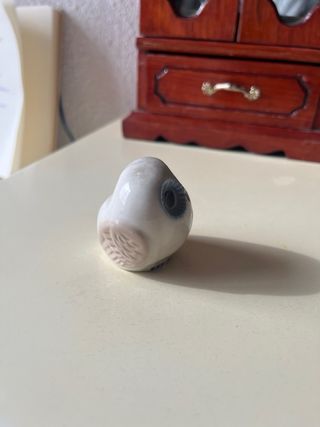 Mini Búho Porcelana Blanca