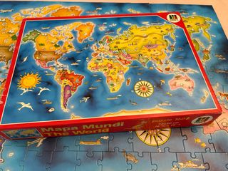 Puzzle Mapa Mundi The World 160 piezas DISET