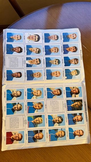 Álbum Cromos Mundial Fútbol 1970