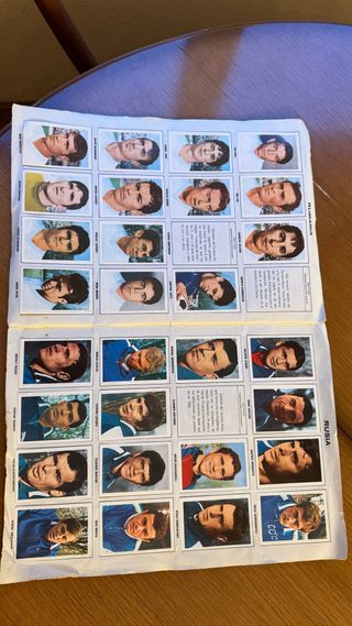 Álbum Cromos Mundial Fútbol 1970