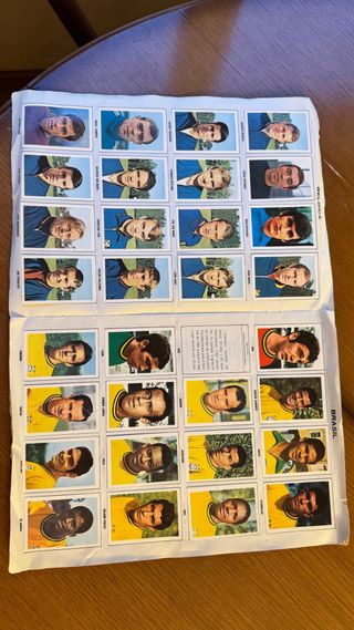 Álbum Cromos Mundial Fútbol 1970