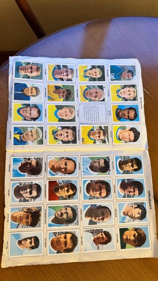 Álbum Cromos Mundial Fútbol 1970
