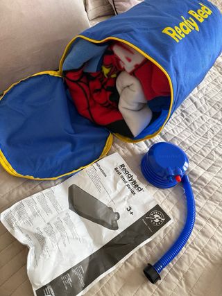 ReadyBed Saco Hinchable Spiderman + Bomba