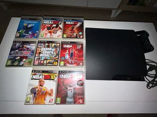 Playstation 3 Slim Negra