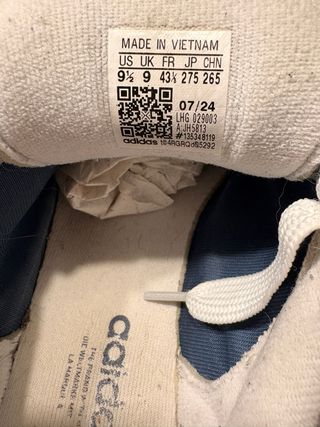 Adidas Campus azul tejano y Blanco