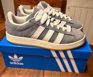 Adidas Campus azul tejano y Blanco