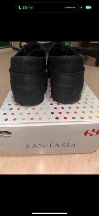 Superga 2790 LOUD Total Black Donna 39