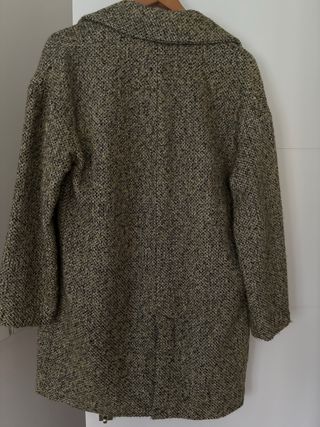 Abrigo Zara Tweed Multicolor