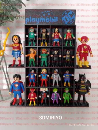Expositor Kinder Joy Playmobil DC Comics