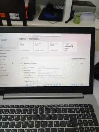 Portátil Lenovo Ideapad 320-15AST Gris/Plata