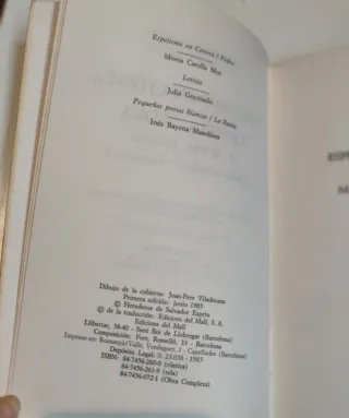 Obras completas, Salvador Spriu Edición bilingüe