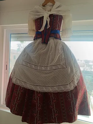 Traje huertana completo niña de 6-9 años, sin est