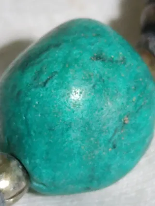 Collar antiguo ètnico tibetano Media Luna Turques